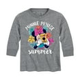 thumbnail image 1 of Mickey & Friends - Minnie Mouse Summer - Toddler And Youth Long Sleeve Graphic T-Shirt, 1 of 5