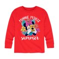 thumbnail image 1 of Mickey & Friends - Minnie Mouse Summer - Toddler And Youth Long Sleeve Graphic T-Shirt, 1 of 5