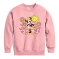 thumbnail image 1 of Disney - Mickey & Friends - Minnie Mouse - Sunshine & Daisies - Toddler And Youth Crewneck Fleece Sweatshirt, 1 of 4