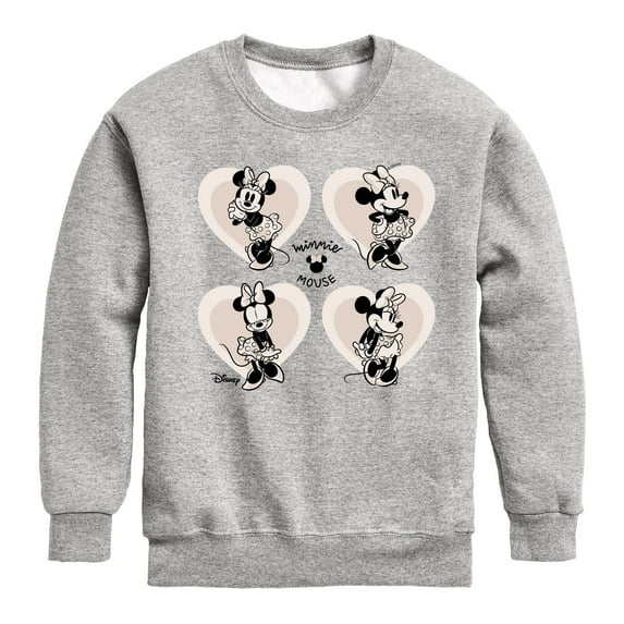 Disney - Mickey & Friends - Minnie Mouse - Sweet Innocent Poses - Toddler And Youth Long Sleeve Graphic T-Shirt