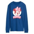 thumbnail image 1 of Mickey & Friends - Minnie Mouse Wink Face - Men's Long Sleeve T-Shirt, 1 of 5
