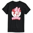 thumbnail image 1 of Mickey & Friends - Minnie Mouse Wink Face - Men's Short Sleeve Graphic T-Shirt, 1 of 5