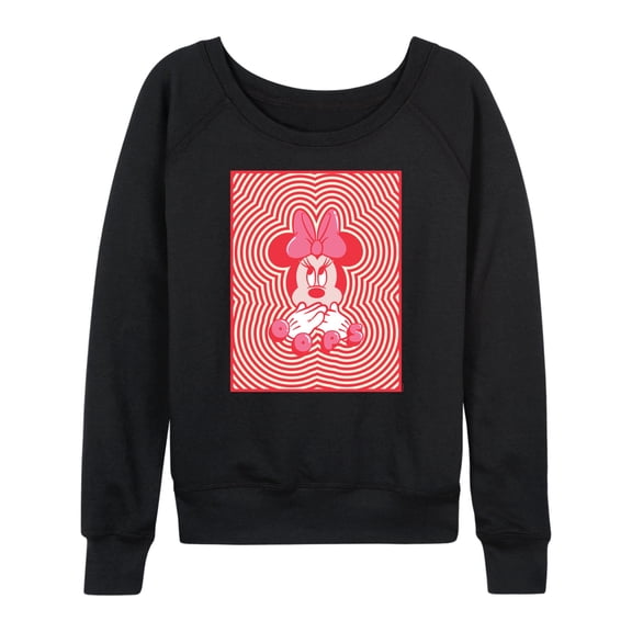 Mickey & Friends - Minnie Oops - Women's Lightweight French Terry Long Sleeve Shirt