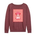 thumbnail image 1 of Mickey & Friends - Minnie Oops - Women's Lightweight French Terry Long Sleeve Shirt, 1 of 5