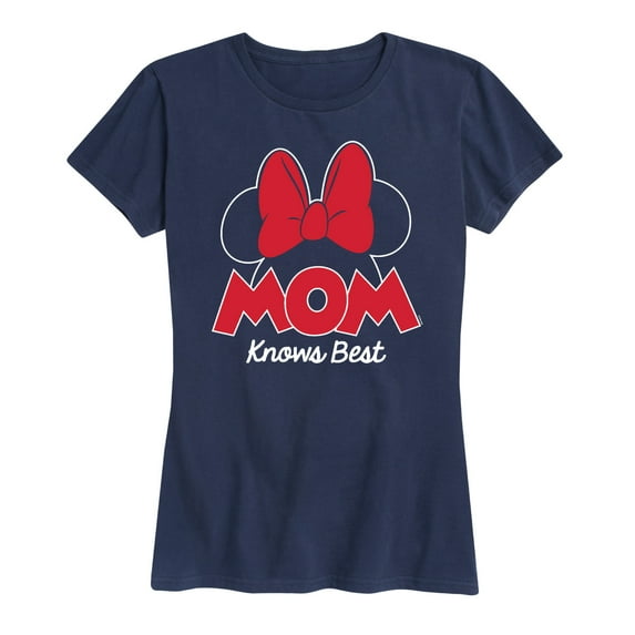 Mickey & Friends - Mom Knows Best Minnie - Mother's Day - Women's Short Sleeve Graphic T-Shirt