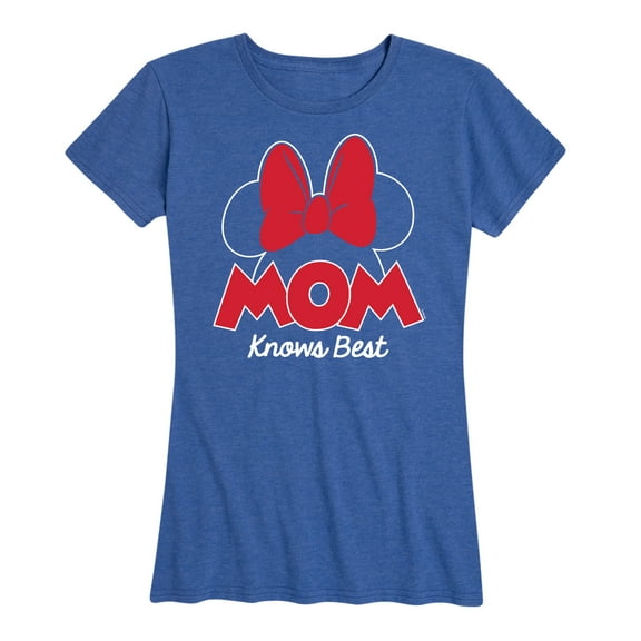 Mickey & Friends - Mom Knows Best Minnie - Mother's Day - Women's Short Sleeve Graphic T-Shirt