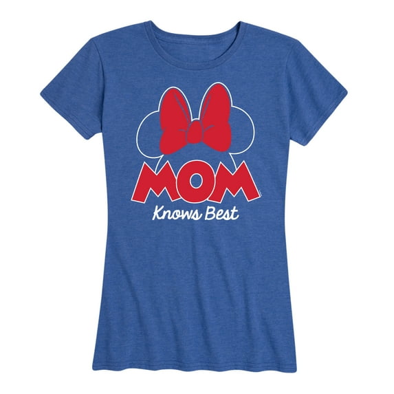 Mickey & Friends - Mom Knows Best Minnie - Mother's Day - Women's Short Sleeve Graphic T-Shirt
