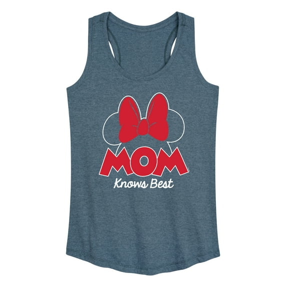 Mickey & Friends - Mom Knows Best Minnie - Women's Racerback Tank Top