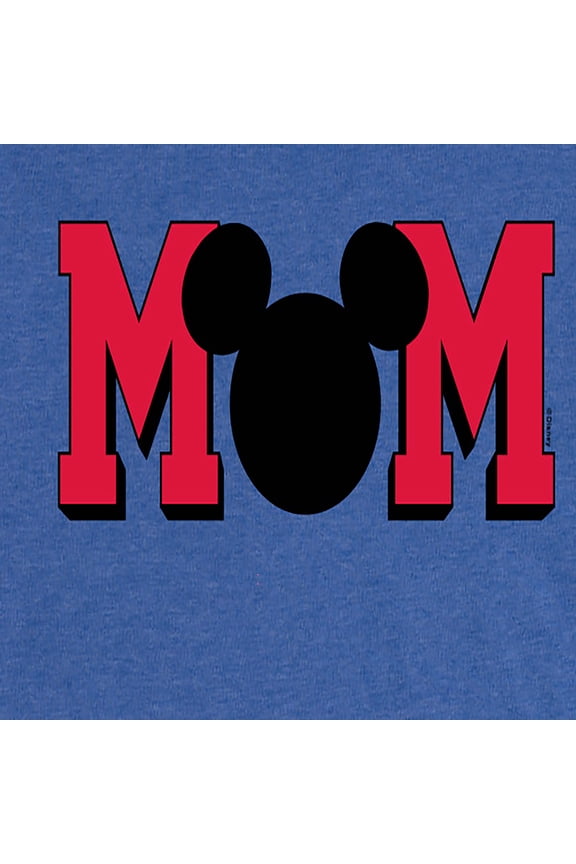 Mickey & Friends - Mom Mouse Silhouette - Mother's Day - Women's Short Sleeve Graphic T-Shirt