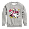 thumbnail image 1 of Mickey & Friends - Moms Minnie Me - Toddler And Youth Crewneck Fleece Sweatshirt, 1 of 5