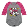thumbnail image 1 of Mickey & Friends - Moms Minnie Me - Toddler And Youth Girls Raglan Graphic T-Shirt, 1 of 4