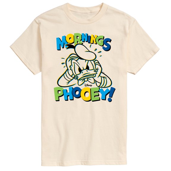 Mickey & Friends - Morning Phooey - Men's Short Sleeve Graphic T-Shirt