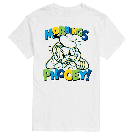 Mickey & Friends - Mornings Phooey - Men's Short Sleeve Graphic T-Shirt
