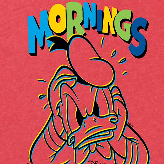 Mickey & Friends - Mornings Phooey - Women's Short Sleeve Graphic T-Shirt
