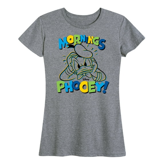 Mickey & Friends - Mornings Phooey - Women's Short Sleeve Graphic T-Shirt