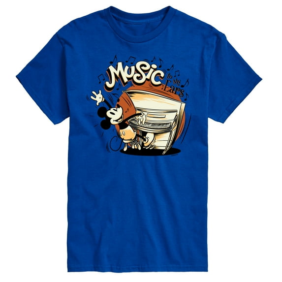 Mickey & Friends - Music To My Ears - Men's Short Sleeve Graphic T-Shirt