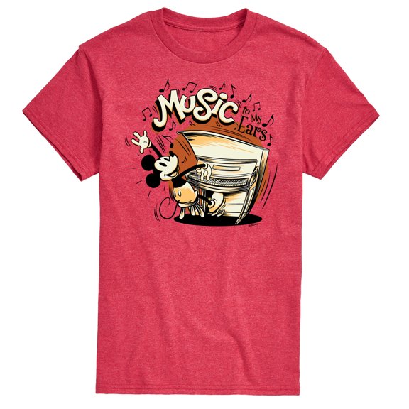 Mickey & Friends - Music To My Ears - Men's Short Sleeve Graphic T-Shirt