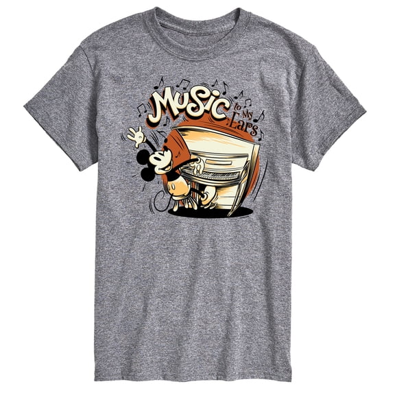 Mickey & Friends - Music To My Ears - Men's Short Sleeve Graphic T-Shirt