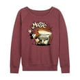 thumbnail image 1 of Mickey & Friends - Music To My Ears - Women's Lightweight French Terry Long Sleeve Shirt, 1 of 5