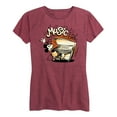 thumbnail image 1 of Mickey & Friends - Music To My Ears - Women's Short Sleeve Graphic T-Shirt, 1 of 5