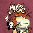 thumbnail image 1 of Mickey & Friends - Music To My Ears - Women's Short Sleeve Graphic T-Shirt, 1 of 4