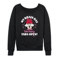 thumbnail image 1 of Mickey & Friends - My Brain Too Many Tabs - Women's French Terry Jogger Pant, 1 of 5
