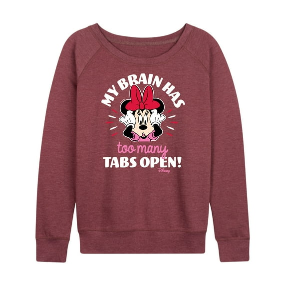 Mickey & Friends - My Brain Too Many Tabs - Women's French Terry Jogger Pant