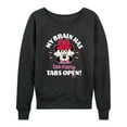 thumbnail image 1 of Mickey & Friends - My Brain Too Many Tabs - Women's French Terry Jogger Pant, 1 of 5