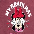 thumbnail image 1 of Mickey & Friends - My Brain Too Many Tabs - Women's Short Sleeve Graphic T-Shirt, 1 of 4