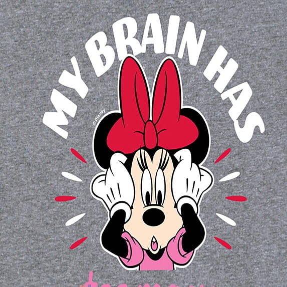 Mickey & Friends - My Brain Too Many Tabs - Women's Short Sleeve Graphic T-Shirt