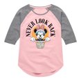 thumbnail image 1 of Mickey & Friends - Never Look Back - Toddler And Youth Girls Raglan Graphic T-Shirt, 1 of 4