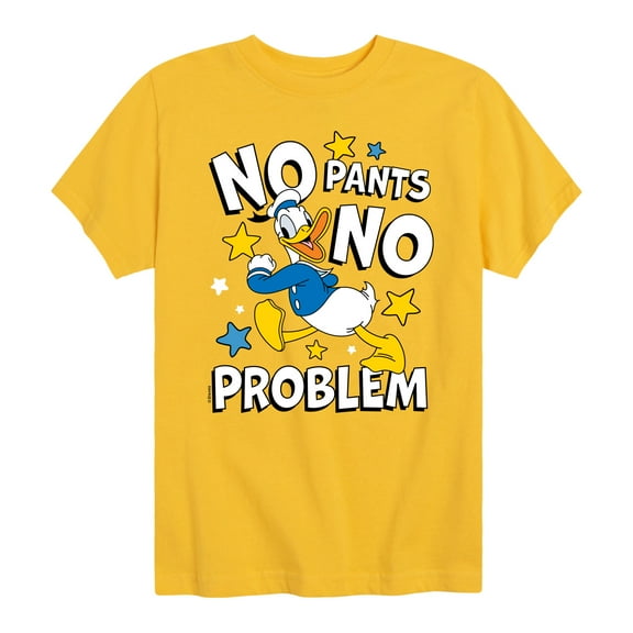 Mickey & Friends - No Pants No Problem - Youth Short Sleeve Graphic T-Shirt