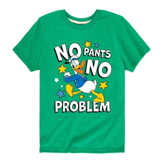 Mickey & Friends - No Pants No Problem - Youth Short Sleeve Graphic T-Shirt