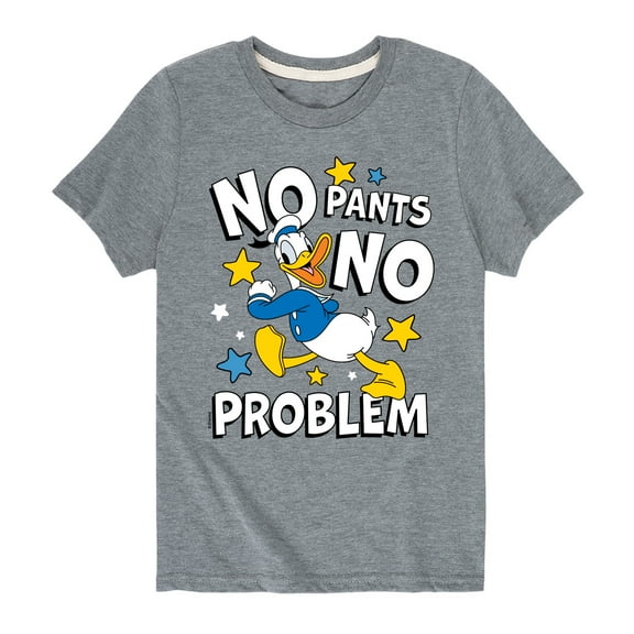 Mickey & Friends - No Pants No Problem - Youth Short Sleeve Graphic T-Shirt