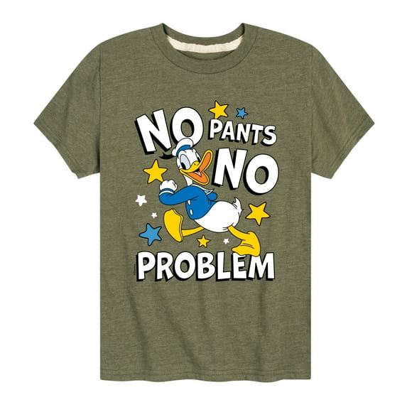 Mickey & Friends - No Pants No Problem - Youth Short Sleeve Graphic T-Shirt