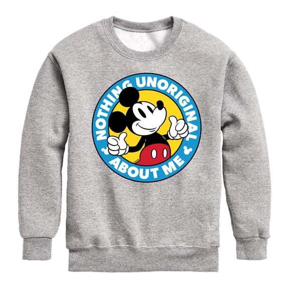 Mickey & Friends - Nothing Unoriginal About Me - Youth Crewneck Fleece Sweatshirt