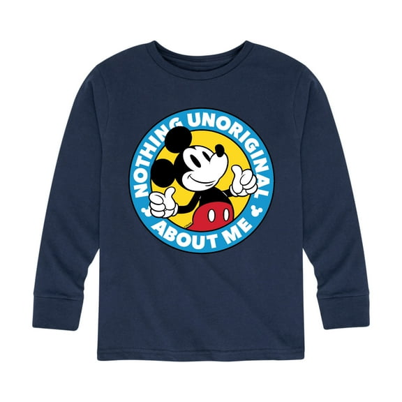 Mickey & Friends - Nothing Unoriginal About Me - Youth Long Sleeve Graphic T-Shirt