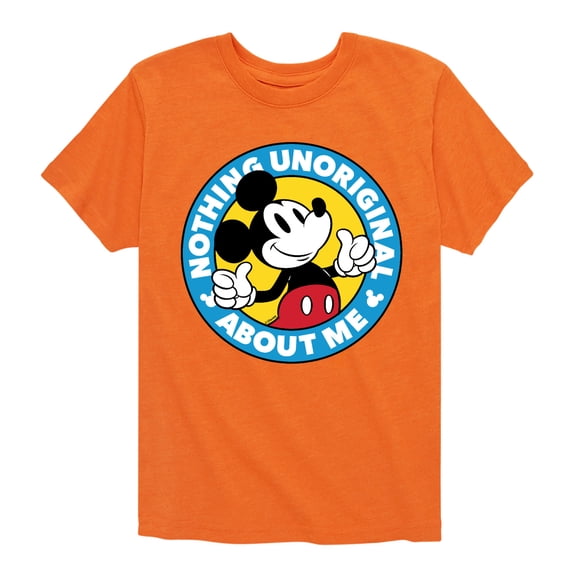 Mickey & Friends - Nothing Unoriginal About Me - Youth Short Sleeve Graphic T-Shirt
