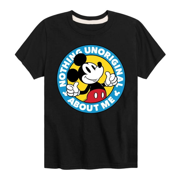 Mickey & Friends - Nothing Unoriginal About Me - Youth Short Sleeve Graphic T-Shirt