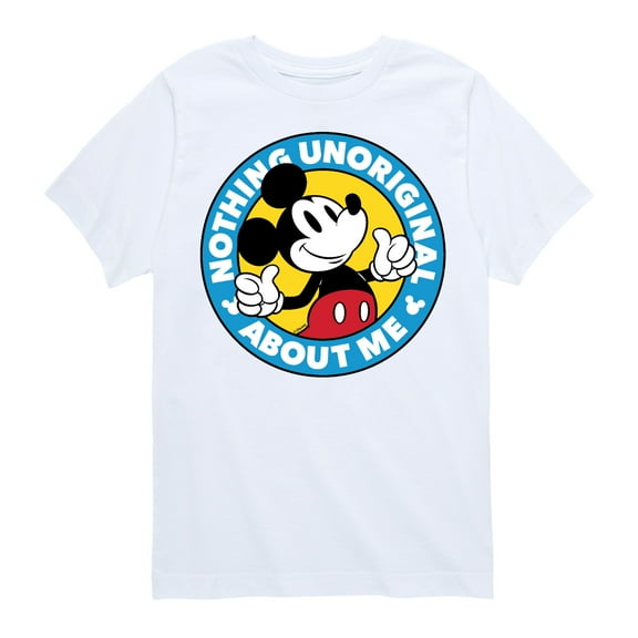 Mickey & Friends - Nothing Unoriginal About Me - Youth Short Sleeve Graphic T-Shirt