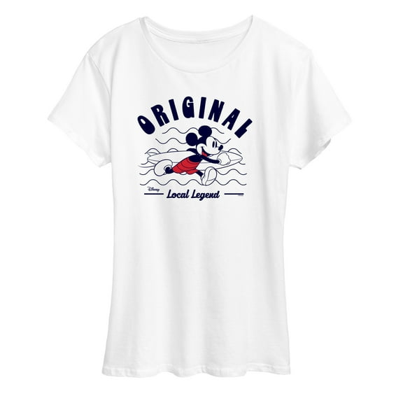 Mickey & Friends - Official Local Legend - Women's Short Sleeve Graphic T-Shirt