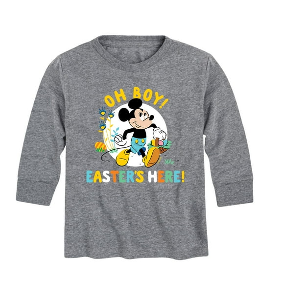 Mickey & Friends - Oh Boy Easters Here - Youth Long Sleeve Graphic T-Shirt