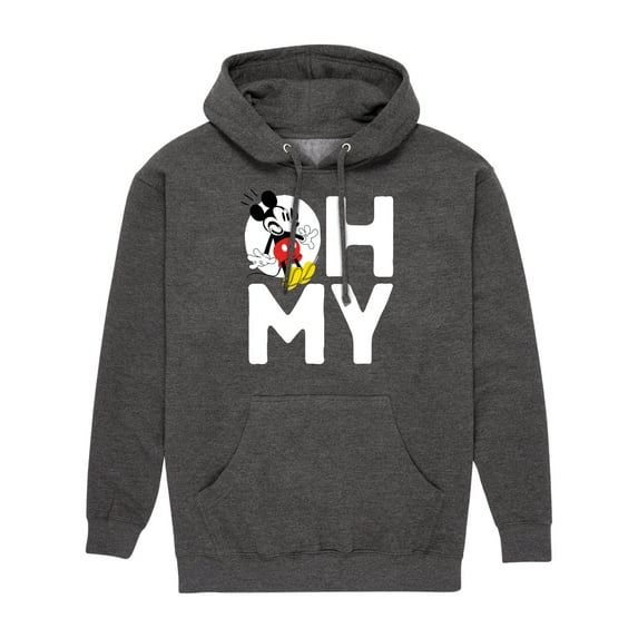 Mickey & Friends - Oh My - Men's Pullover Hooded Fleece Sweatshirt