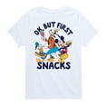 thumbnail image 1 of Mickey & Friends - Ok, But First Snacks - Toddler And Youth Short Sleeve Graphic T-Shirt, 1 of 5