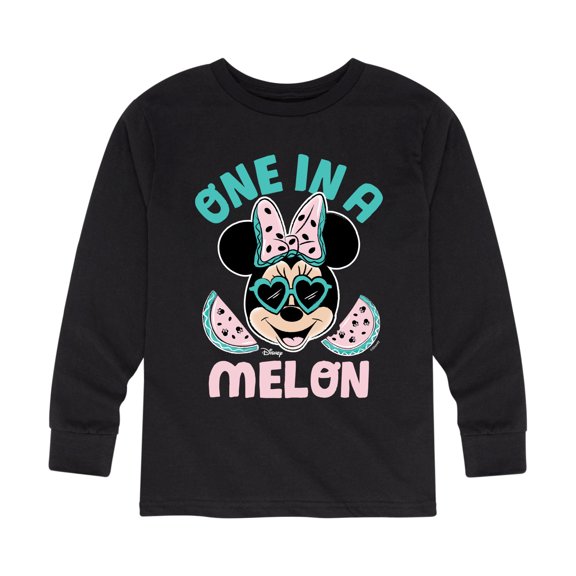 Mickey & Friends - One In A Melon - Toddler And Youth Long Sleeve Graphic T-Shirt