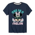 thumbnail image 1 of Mickey & Friends - One In A Melon - Toddler And Youth Short Sleeve Graphic T-Shirt, 1 of 5