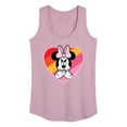thumbnail image 1 of Mickey & Friends - Oops Minnie Rainbow Heart - Women's Racerback Tank Top, 1 of 5