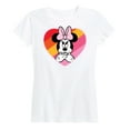 thumbnail image 1 of Mickey & Friends - Oops Minnie Rainbow Heart - Women's Short Sleeve Graphic T-Shirt, 1 of 5