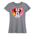 thumbnail image 1 of Mickey & Friends - Oops Minnie Rainbow Heart - Women's Short Sleeve Graphic T-Shirt, 1 of 5