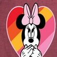 thumbnail image 1 of Mickey & Friends - Oops Minnie Rainbow Heart - Women's Short Sleeve Graphic T-Shirt, 1 of 4